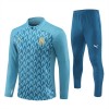 Olympique Marseille Training Sweatshirts Quarter-zip 2024-25 Blaue Für Herren